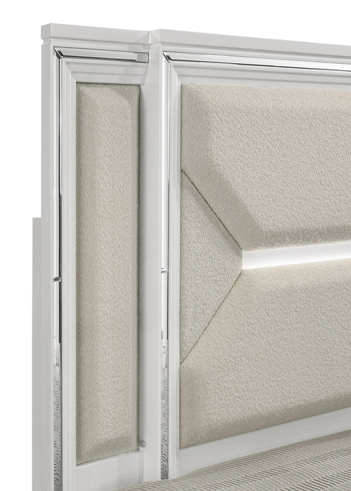 Marmore Panel Bed with LED Lighting