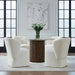 Accent Dining Accent Dining Chair w/ Casters - Ivory image