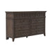 Paradise Valley 8 Drawer Dresser in Saddle Brown image