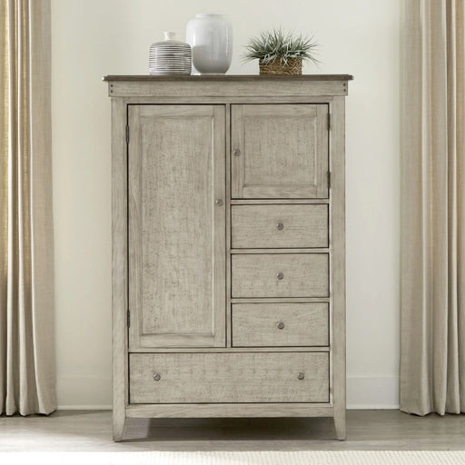 Ivy Hollow Door Chest in Weathered Linen image