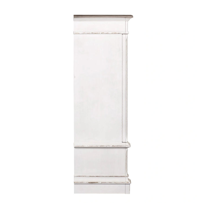 Abbey Park Mirrored Door Chest in Antique White image