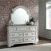 Magnolia Manor Uph Sleigh Bed, Dresser & Mirror, Chest, Night Stand image