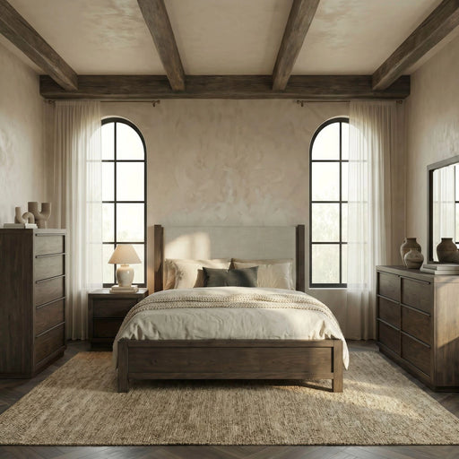 Stillwater Uph Bed, Dresser & Mirror, Chest, Night Stand image