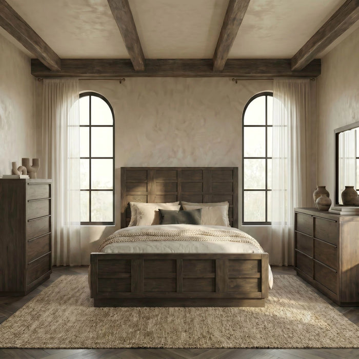 Stillwater Panel Bed, Dresser & Mirror, Chest image