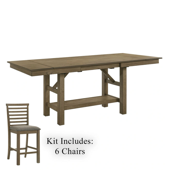 Brook Bay 7 Piece Gathering Table Set image