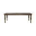 Americana Farmhouse Rectangular Leg Table in Dusty Taupe & Black image