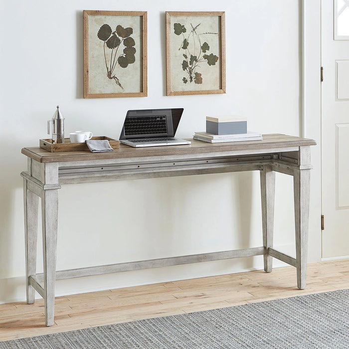 Heartland Console Bar Table in Antique White image