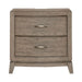 Avalon Nightstand with Charging Station in Burnished Beige image