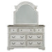 Magnolia Manor Uph Sleigh Bed, Dresser & Mirror, Chest image