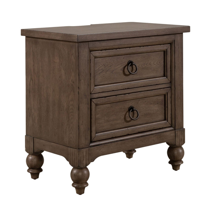 Americana Farmhouse King Sleigh Bed, Dresser & Mirror, Chest, N/S