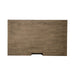 Americana Farmhouse 2 Drawer Nightstand in Dusty Taupe and Black image