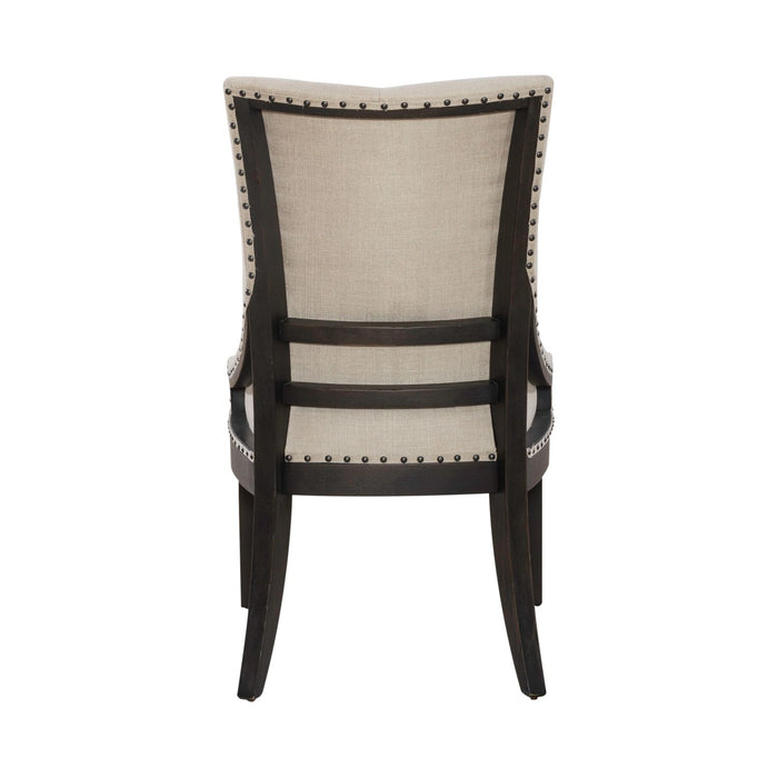 Americana Farmhouse Uph Shelter Side Chair- Black (RTA) image