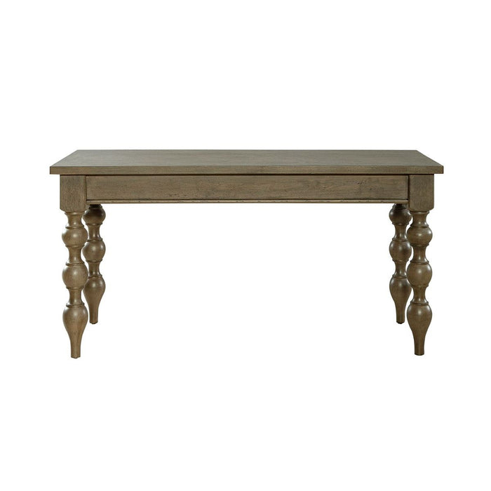 Liberty Furniture Americana Farmhouse Writing Desk in Dusty Taupe