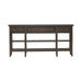 Paradise Valley Hall Console Table in Saddle Brown EST SHIP TIME APPX 4 WEEKS image