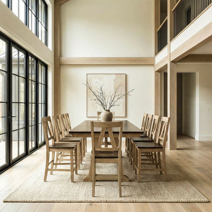 Lindsey Farm 11 Piece Counter Height Table Set image