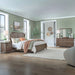 Hickory Grove Panel Bed, Dresser & Mirror, Night Stand image