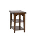 Aspen Skies Chair Side Table in Russet Brown image