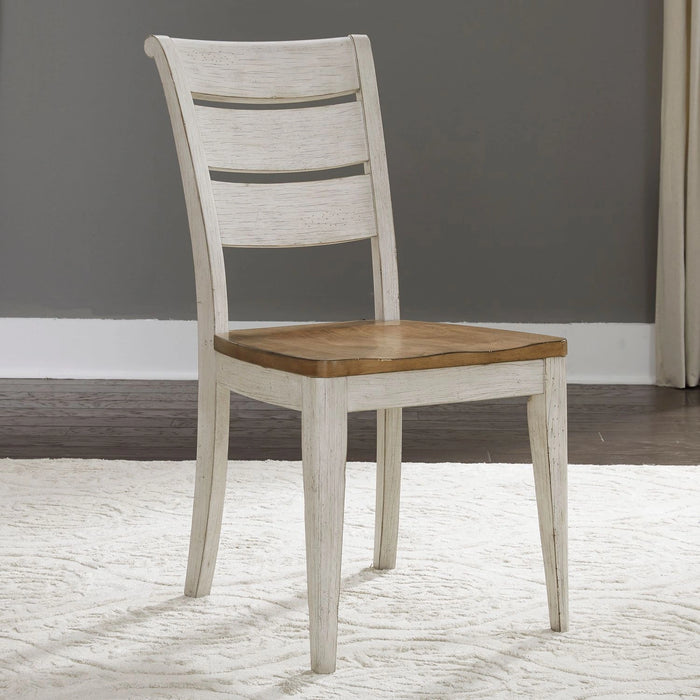 Farmhouse Reimagined Ladder Back Side Chair (RTA) image