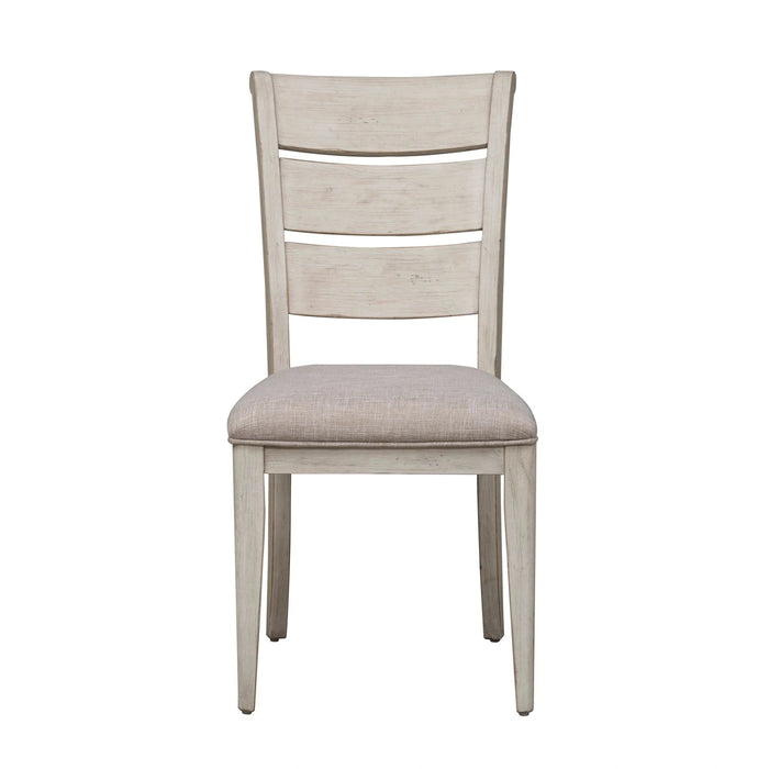 Farmhouse Reimagined Opt 5 Piece Pedestal Table Set image