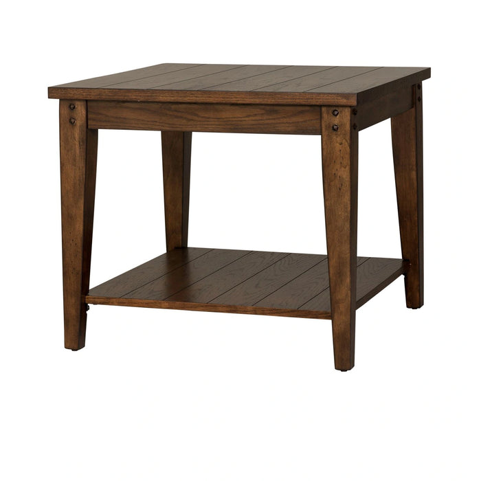 Lake House Square Lamp Table image