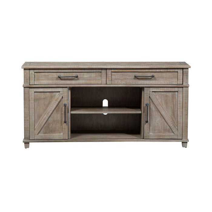 Parkland Falls Sofa Table in Weathered Taupe image