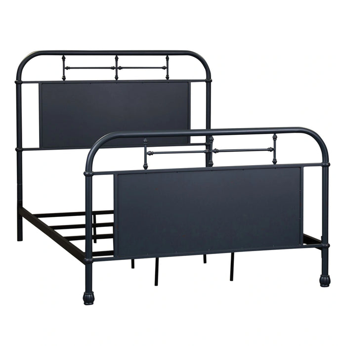 Vintage Series Metal Bed in Navy image
