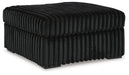 Midnight-Madness Oversized Accent Ottoman - Onyx
