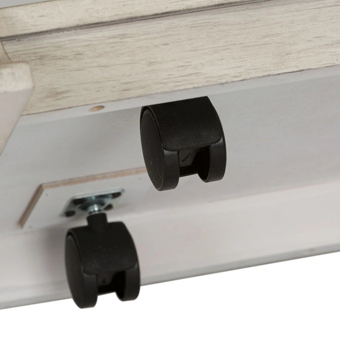 Farmhouse Reimagined Rectangular Cocktail Table in Antique White image