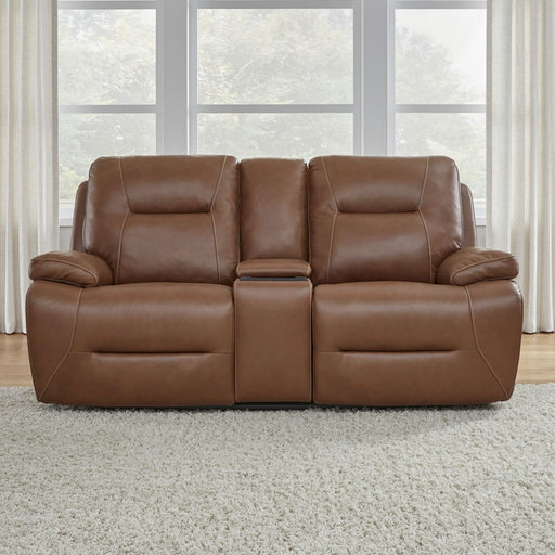Cameron Loveseat w/Console P3 & ZG - Saddle image