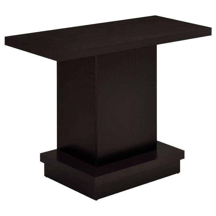 Reston Pedestal Sofa Table Cappuccino image