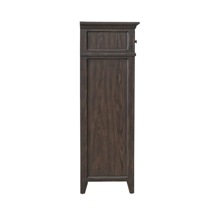 Paradise Valley 5 Drawer Chest in Saddle Brown image