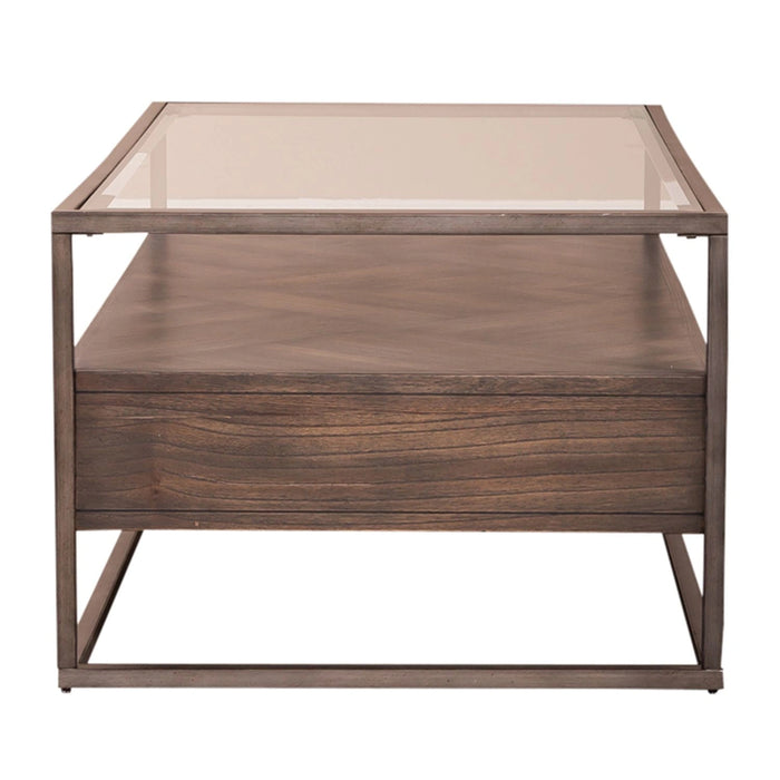 Jamestown Rectangular Cocktail Table in Brown image