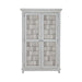 River Place Armoire in Riverstone White and Tobacco image