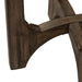 Cascade Chair Side Table in Wire Brush Rustic Brown image