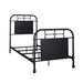 Vintage Series Metal Bed in Black image