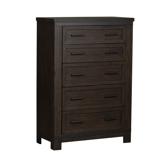 Thornwood Hills Queen Panel Bed, Dresser & Mirror, Chest