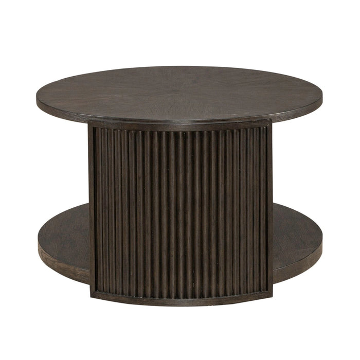 City View Oval Cocktail Table in Coffee Bean image