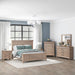 Rustic Traditions California Panel Bed, Dresser & Mirror, Chest, Night Stand image