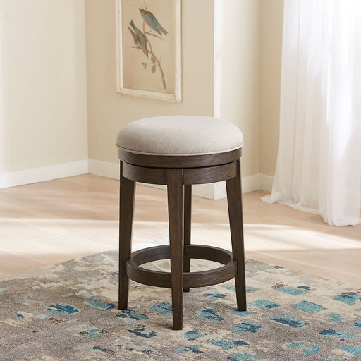 Liberty Furniture Mill Creek Console Swivel Stool in Peppercorn image