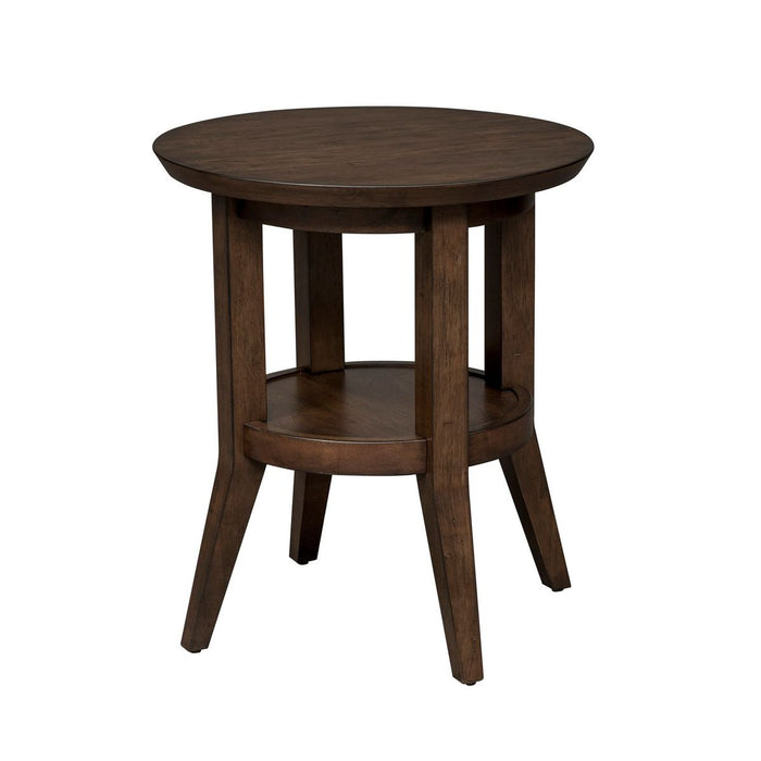 Liberty Furniture Ventura Blvd Round End Table in Bronze image