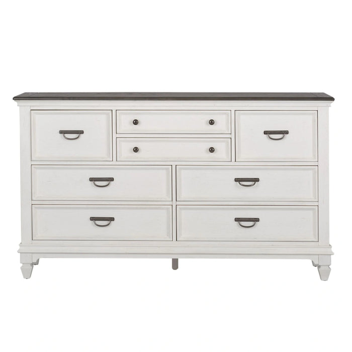 Allyson Park Drawer Dresser in Wirebrushed White image