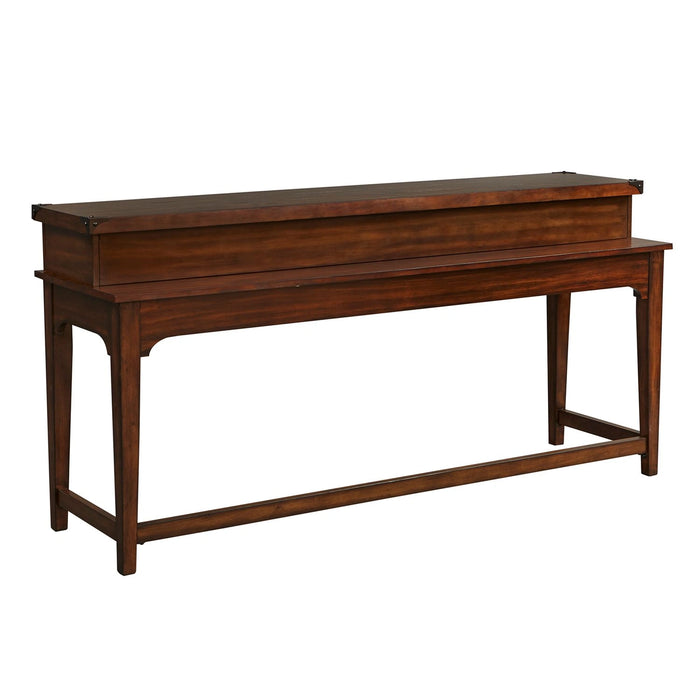 Aspen Skies Console Bar Table in Russet Brown image