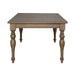 Americana Farmhouse Rectangular Leg Table in Dusty Taupe & Black image