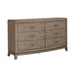 Avalon 6 Drawer Dresser in Burnished Beige image