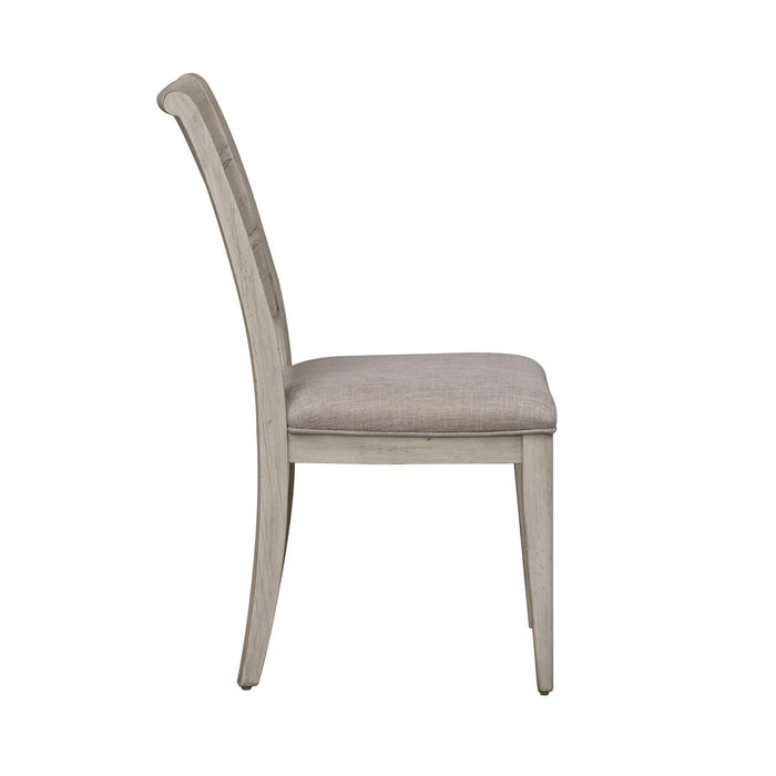 Farmhouse Reimagined Ladder Back Uph Side Chair (RTA) image