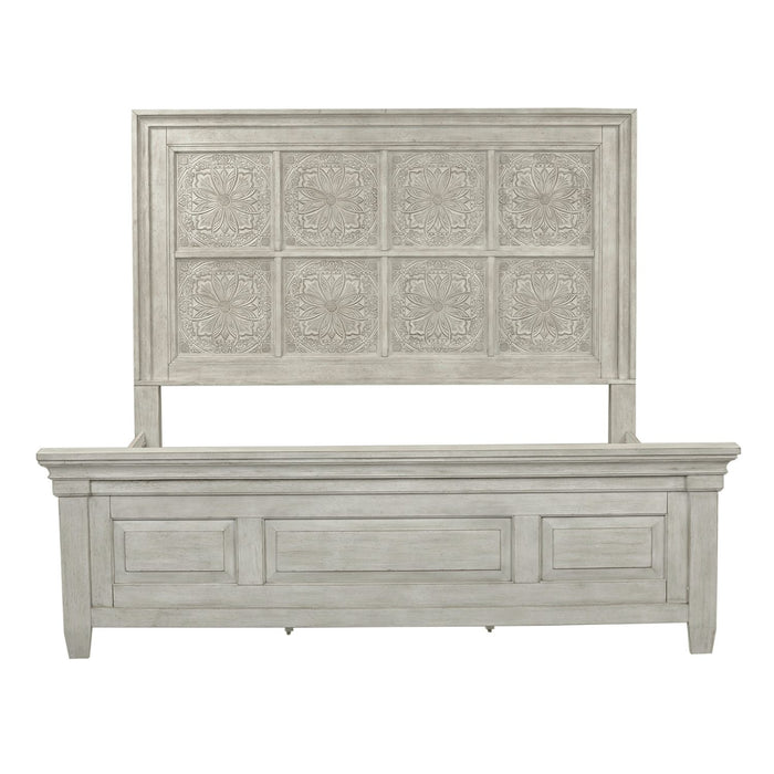 Heartland King Opt Panel Bed, Dresser & Mirror, Night Stand