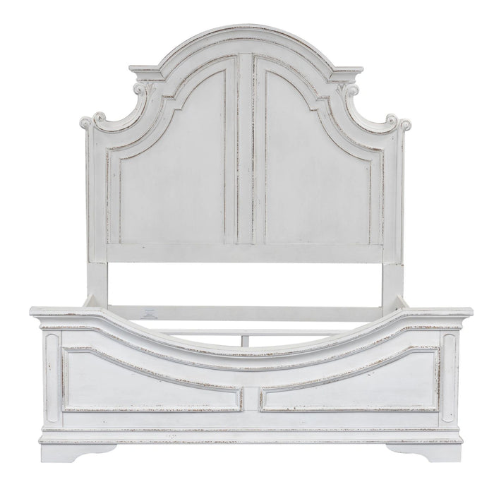 Magnolia Manor Panel Bed, Dresser & Mirror, Chest image