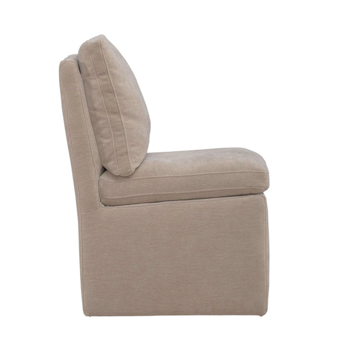 Accent Dining Accent Dining Chair w/ Casters - Wicker image