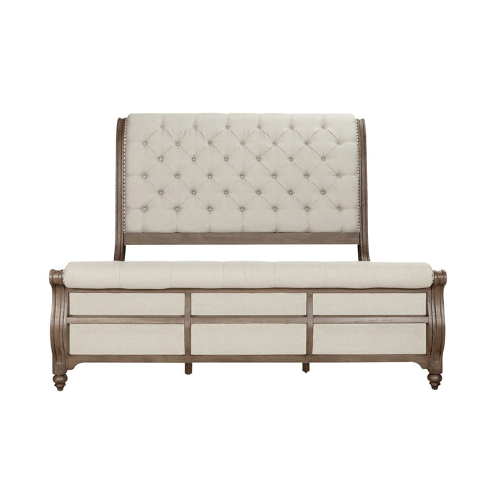 Americana Farmhouse Sleigh Bed image