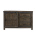 Thornwood Hills Barn Door Dresser in Rock Beaten Gray image